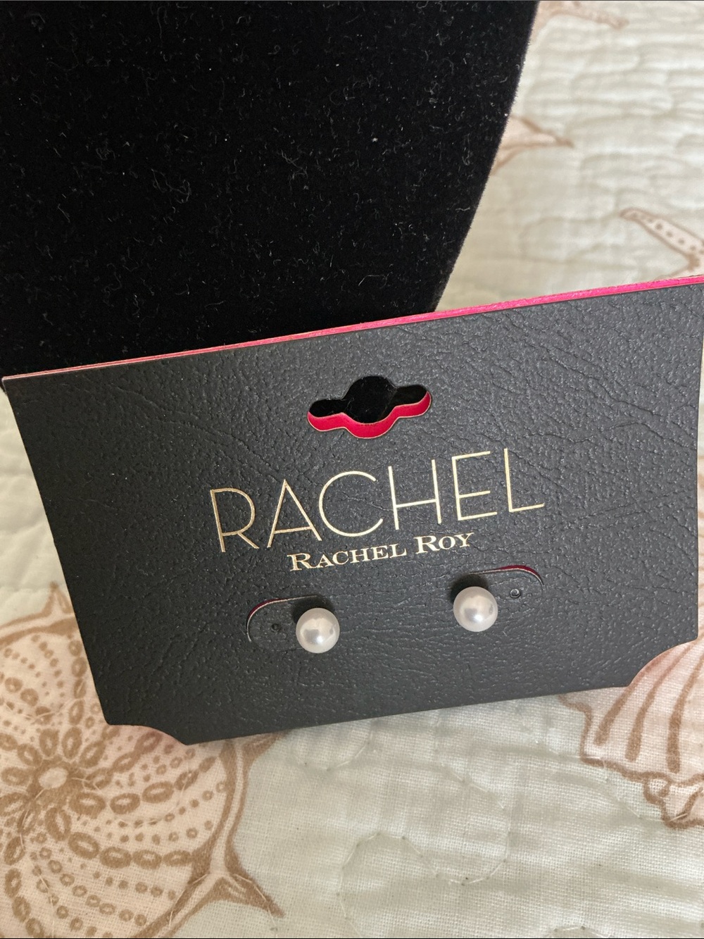 NWOT Rachel Roy Pearl Earrings